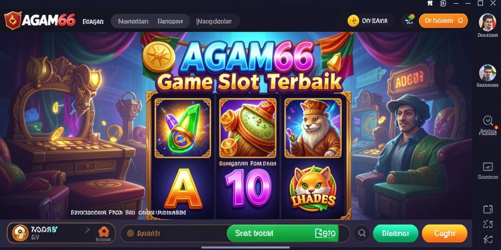 Tampilan gameplay menarik dari AGAM66 dengan berbagai tema slot.