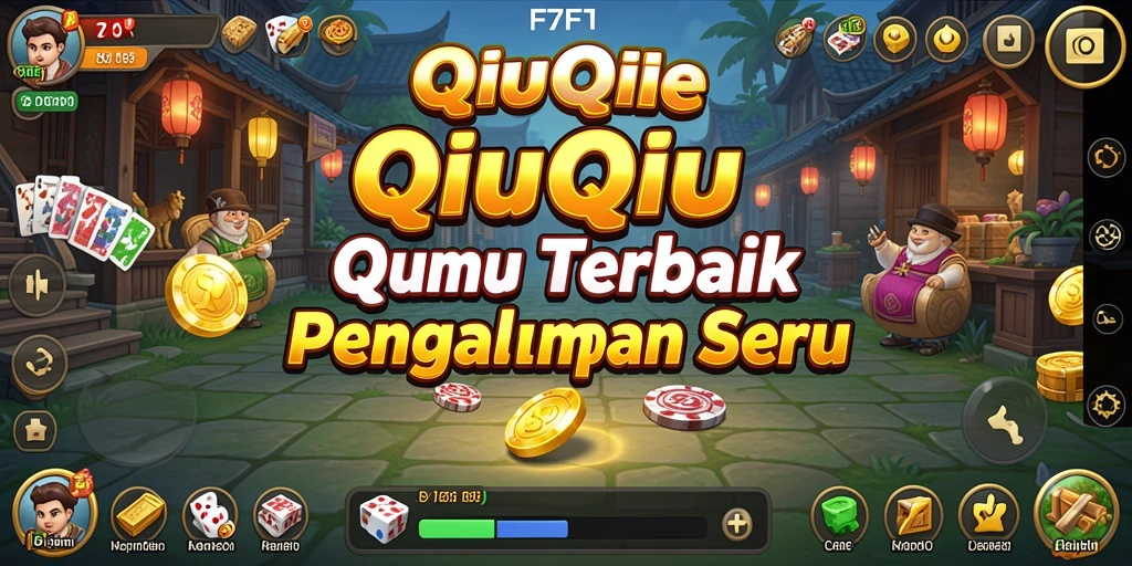 Tangkapan layar gameplay F7F7, menampilkan suasana kompetitif QiuQiu.