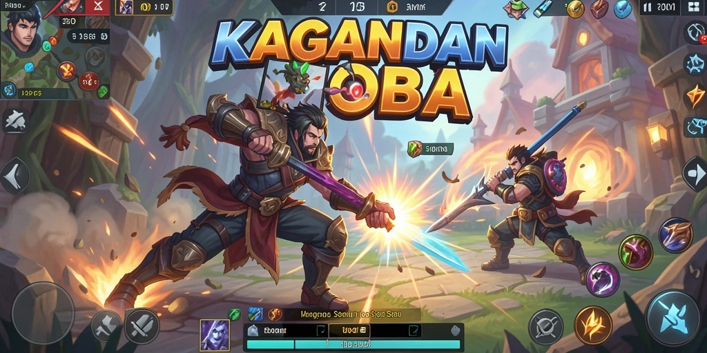 Tampilan gameplay yang mendebarkan di KAGANDAN.