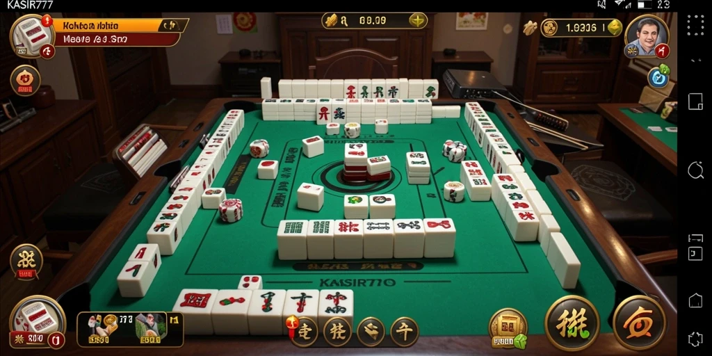 Tampilan utama KASIR777 menampilkan gameplay seru Mahjong yang menarik.