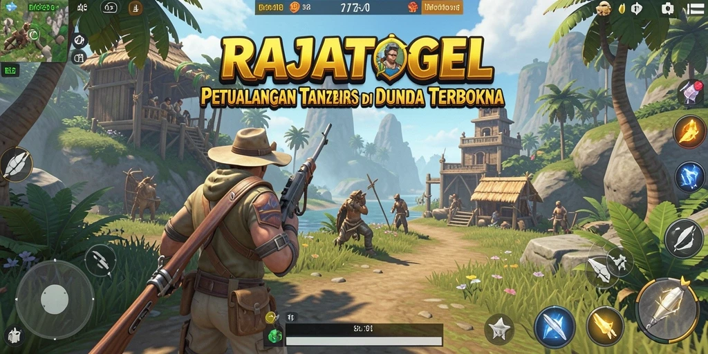 Menampilkan momen seru di dunia terbuka RAJATOGEL.