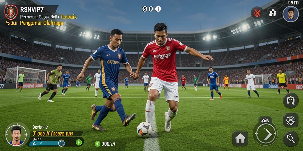 Tampilan menarik gameplay <strong>RSNVIP7</strong> saat pertandingan sepak bola.
