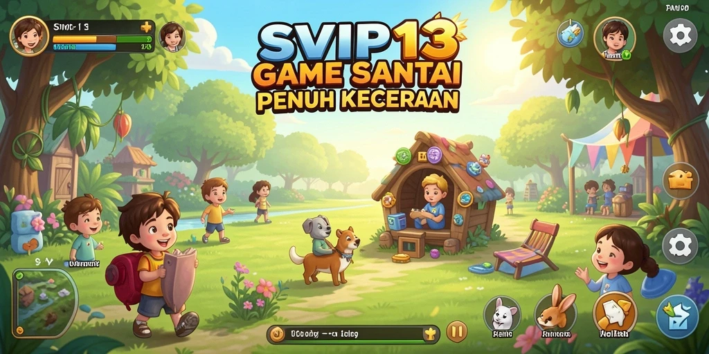 Screenshot gameplay SVIP13 yang menampilkan aktivitas santai dan menyenangkan.